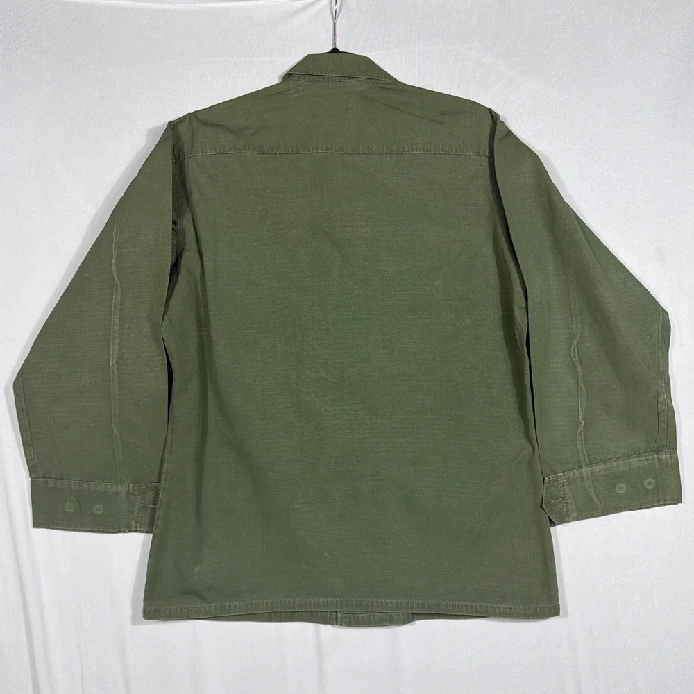 Vintage 1969 Vietnam War US Navy Ripstop Jungle Jacket Coat OG 107 Small Short